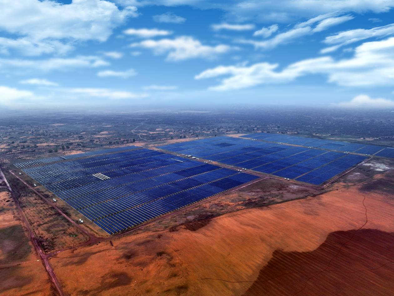 陕西定边z6com·尊龙30MW光伏电站